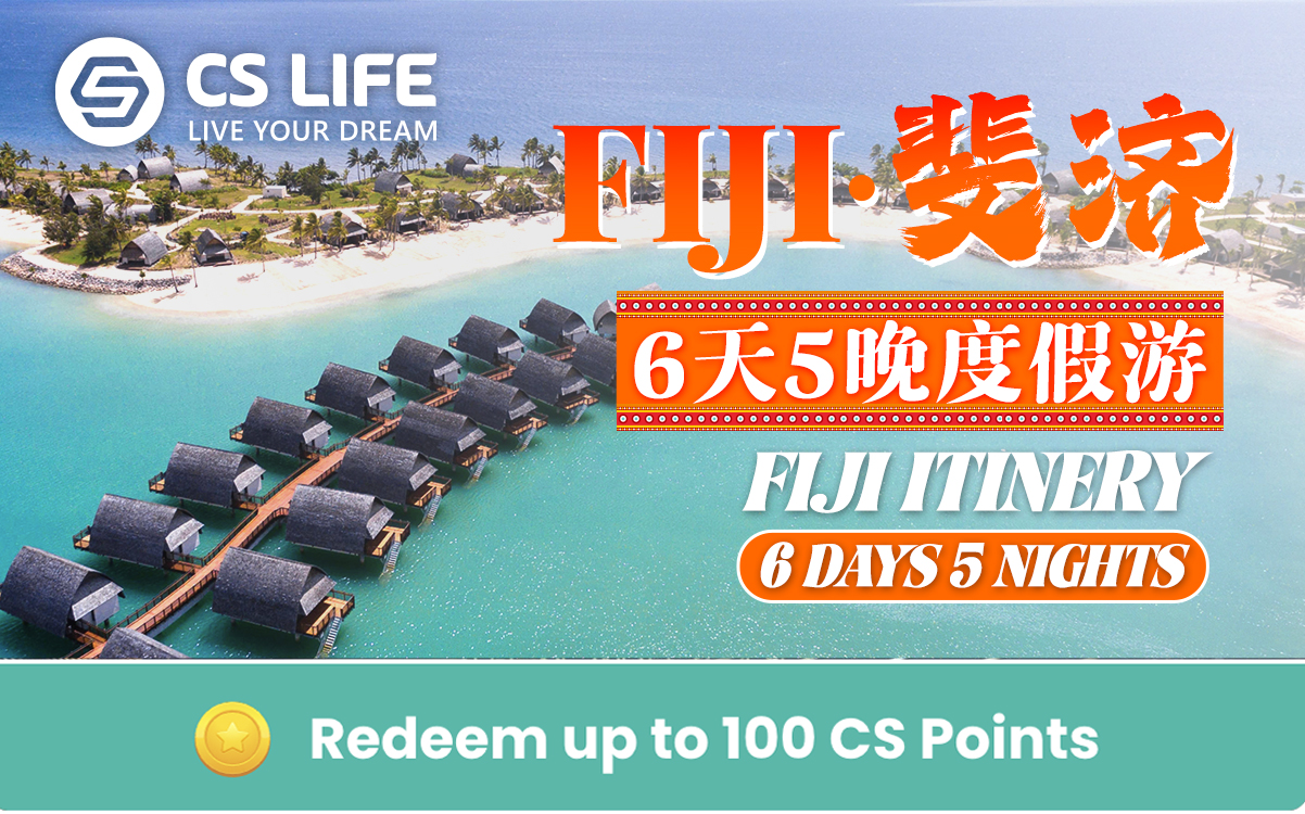 (Low Seasons: Mar, Nov) A 6D5N vacation tour in Fiji